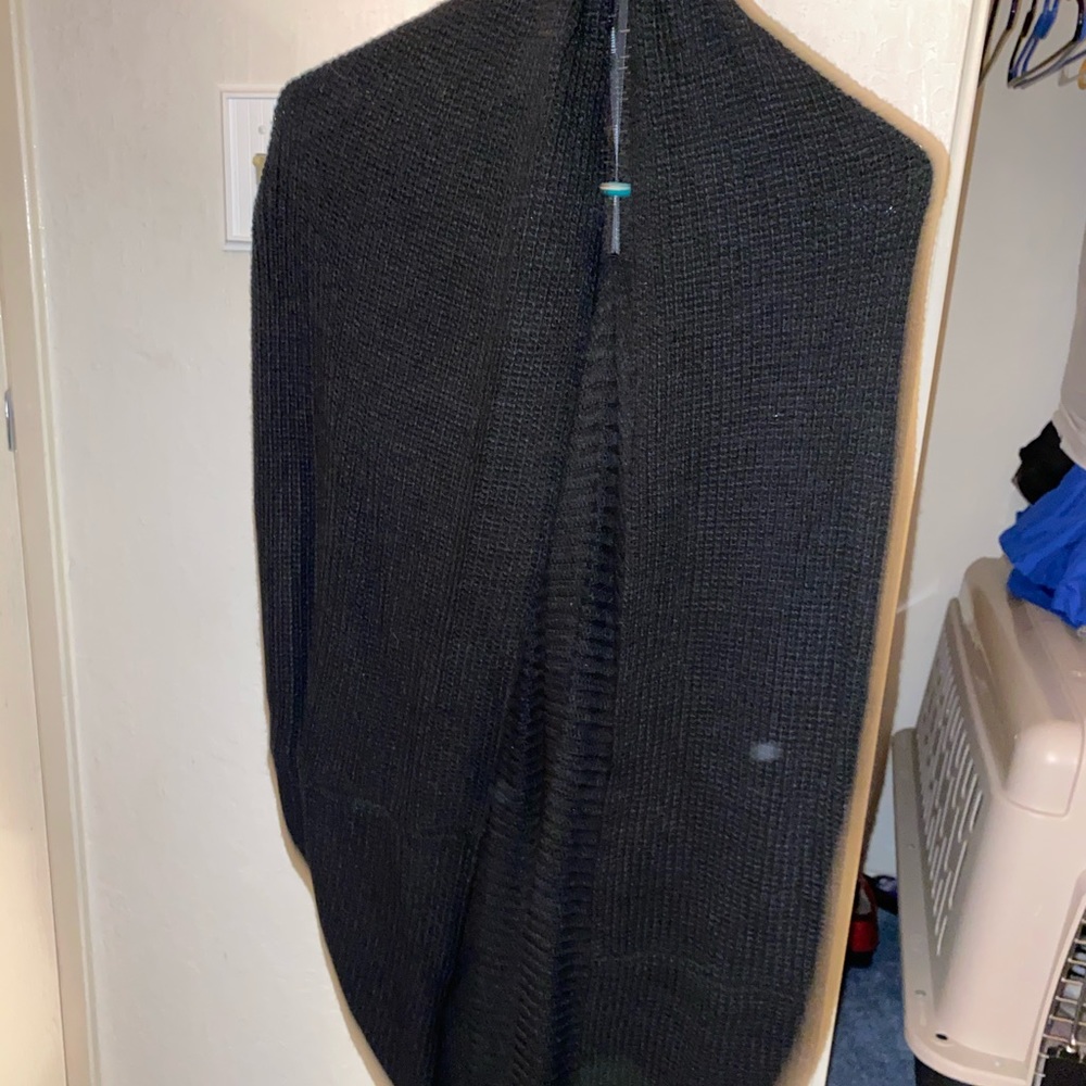 Black cardigan